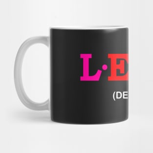 Leah  - Delicate. Mug